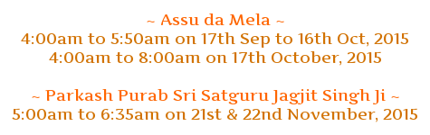 Sri Bhaini Sahib Live on Disha TV timings
