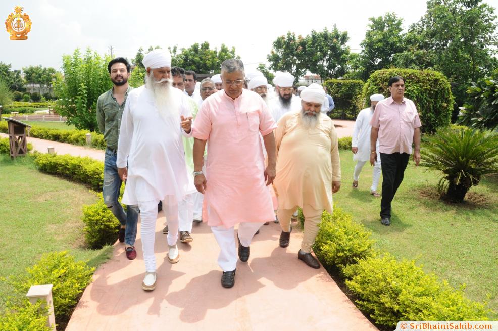 Union minister Sh. P.P Chaudhury s' visit to Sri Bhaini Sahib.